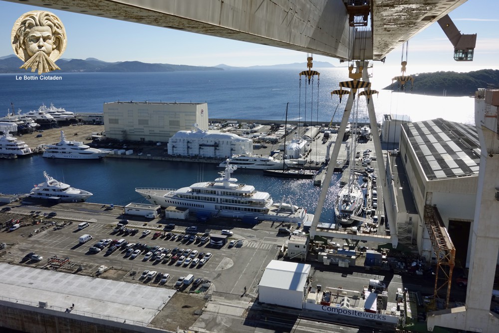 Une partie des Chantiers Navals de La Ciotat