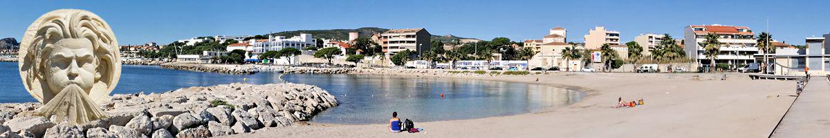 Plage des Capucins à La Ciotat Plage des Capucins à La Ciotat