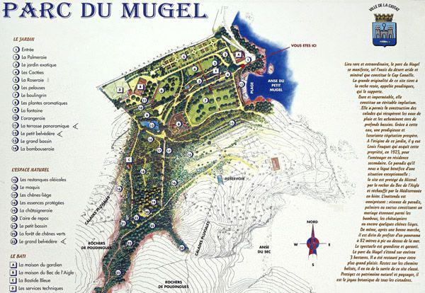 Plan du parc du Mugel